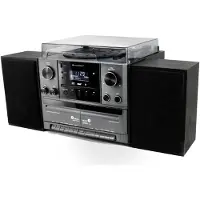 Soundmaster Centrale musicale stéréo MCD5600 avec radio DAB+/FM, CD/MP3, platine vinyle, double cassette, USB, Bluetooth