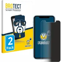 BROTECT Film anti-regards Anti-Spy Privacy Film de protection contre la lumière bleue (Apple iPhone XR), Téléphone portable : film de protection, Bleu