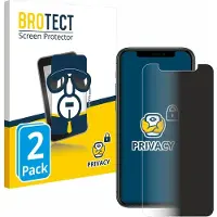 BROTECT Film anti-regards Anti-Spy Privacy Film de protection contre la lumière bleue (Apple iPhone 11 Pro), Téléphone portable : film de protection, Bleu