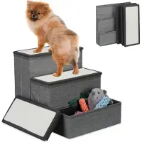 Relaxdays Escalier pour chiens (Chat, Chien, Pliable)
