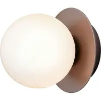 Nuura Applique Murale , Liila, dimmable, Bronze / laiton ancien, Salle de bains, Métal, Scandinave