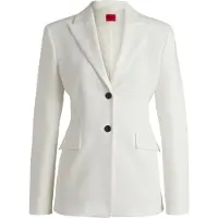 HUGO Asmalla 10218228 02 Blazer Blanc 36 Femme