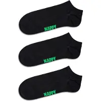 Happy socks Chaussettes vert fluo / noir
