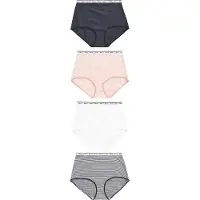 Next Slip bleu foncé / rose clair / blanc