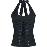 Black premium by emp Top de - Dita - S - XXL - pour Femme - noir - Taille L