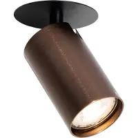 QAZQA Spot encastré moderne bronze foncé GU10 50 mm - Chels
