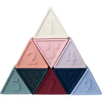 Jellystone Designs Designs - Jouet à emboîter Triblox - tons terre