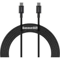 Baseus CATYS-C01 Câble USB 2 m USB C Noir