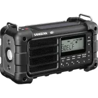 Sangean Radio portable Bluetooth MMR-99 DAB Midnight Black avec panneau solaire et dynamo