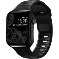 Nomad Apple Watch 44/45/49 mm Bracelet Silicone Noir