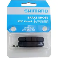 Shimano Cartridge Gomme de frein "R55C", Pour jante céramique frein de course, emballage libre service, pour BR-9000 / BR-7900 / BR-7800 / BR-7700