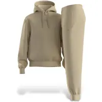 HUGO pour homme. 50492581 Survêtement décontracté avec logos beiges contrastés (XXL), Casuel, Sport, Coton, Multisport, Manche longue