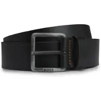 BOSS Ceinture en cuir avec boucle logotée