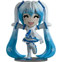Youtooz Hatsune Miku Vinyl Snow Miku Figure 11 Cm Bleu