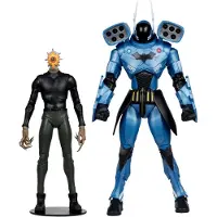 Mcfarlane Toys Dc Multiverse 2 Pack Rookie & Mrbloom Batman: Endgame Gold Label Sdcc 18 Cm Figure Bleu