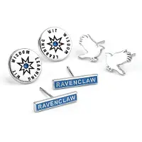 Ginza.se Harry Potter pack 3 boucles d'oreille plaquées argent Serdaigle, (Métal)