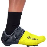 VeloToze Couvre-chaussures Toe taille unique jaune - protection des orteils coupe-vent et imperméable pour R...
