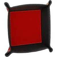 Gallantry Organizer - Panier de rangement végétalien - Porte-clés - Organiseur de bureau - Rangement pour téléphone portable, porte-monnaie, maquillage - Rouge