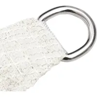 vidaXL Voile d'ombrage 160 g/m² blanc 5x6x6 m HDPE