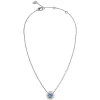 GUESS Charming Necklace With Blue Crystal