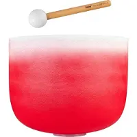 Sela 14" Red Crystal Singing Bowl Root Chakra