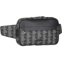 Lacoste sac en bandoulière The Blend Body Bag Allover Monogram Noir Gris