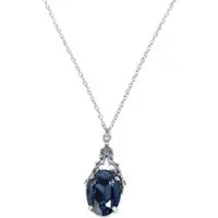 KRIKOR Collier de - Himmel bei Nacht - pour Femme - couleur argent - Taille Standard