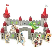Tender Leaf Toys Jouet en bois - Château du Dragon - Ensemble de Jeu - - UneTaille - Jouets