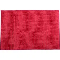 MSV Tapis de bain Microfibre CHENILLE 40x60cm Rose Fuschia