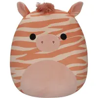 Squishmallows Josue le zèbre - 50 cm de peluche couleur pêche, super douce & sous licence officielle, idéale pour les câlins & les collections