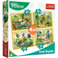 Trefl Puzzle Treflings : Ensemble 4in1 (35,48,54,70 pièces)