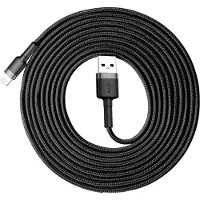 Baseus CALKLF-RG1 lightning cable 3 m Grey, Black