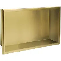 REA Niche De Salle De Bain 30x45 Gold Brush