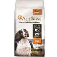 Applaws Dog Adult Small and Medium Breed Chicken - au poulet pour chiens de petites et moyennes races - 7.5 kg