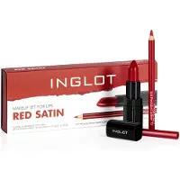 INGLOT Makeup Set For Lips - Red Satin (U) 2 stk.