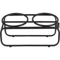 District 70 Butler Support pour Gamelle - Chat - Noir
