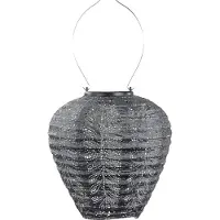 Lumiz Eclairage de jardin - Folia Balloon - Lampe solaire - 20 cm - Gris foncé