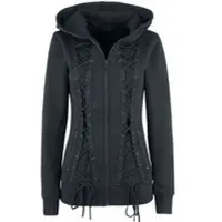 Gothicana by EMP Sweat-shirt zippé à capuche Gothic de - The Witching Hour - S - 5XL - pour Femme - noir - Taille XL