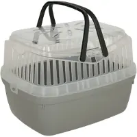 Kerbl Accessoires pour rongeurs - Boîte de transport Portobello - grise