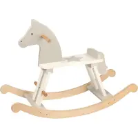 Goki Cheval à bascule en bois blanc