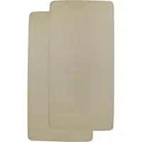 Meyco jersey draps-housses 2-pack 60x120 taupe (120 x 60 cm)