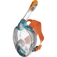 Seac Sub Granfacial Libera Junior Snorkeling Mask Orange,Bleu +6 Years Enfants
