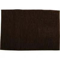 MSV Tapis de bain Microfibre CHENILLE 60x90cm Chocolat