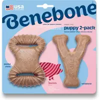 Benebone Chew Wishbone Puppy Pack 10 Cm Rose