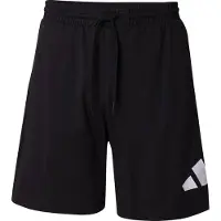 Adidas Pantalon de sport 'ESSENTIALS BIG LOGO SINGLE JERSEY' noir / blanc