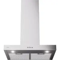 Etna Blockmodell Schornsteinhaube, Hotte aspirante, Argent