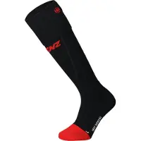 Lenz - Chaussettes de compression chauffantes - Heat Sock 6.1 Toe Cap Compression Noir en Laine - Taille 35-38