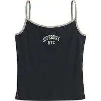 Superdry Femme Débardeur Athletic Essentials Coupe Ajustée Bleu Marine Taille: 44