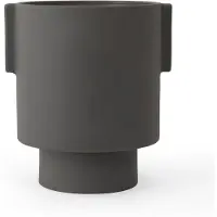 OYOY Living Oyl-014-201m Medium Flowerpot Argenté