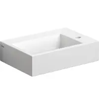 Clou Flush 2 Plus lave-mains 42,5x10,5cm trou de robinet sans bonde Céramique Blanc CL/03.03220
